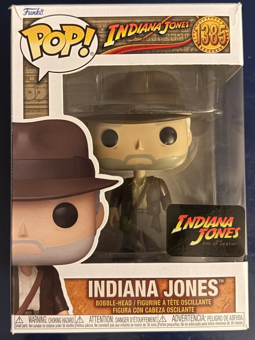 Funko Pop! Indiana Jones Figure Brown, Tan, Black